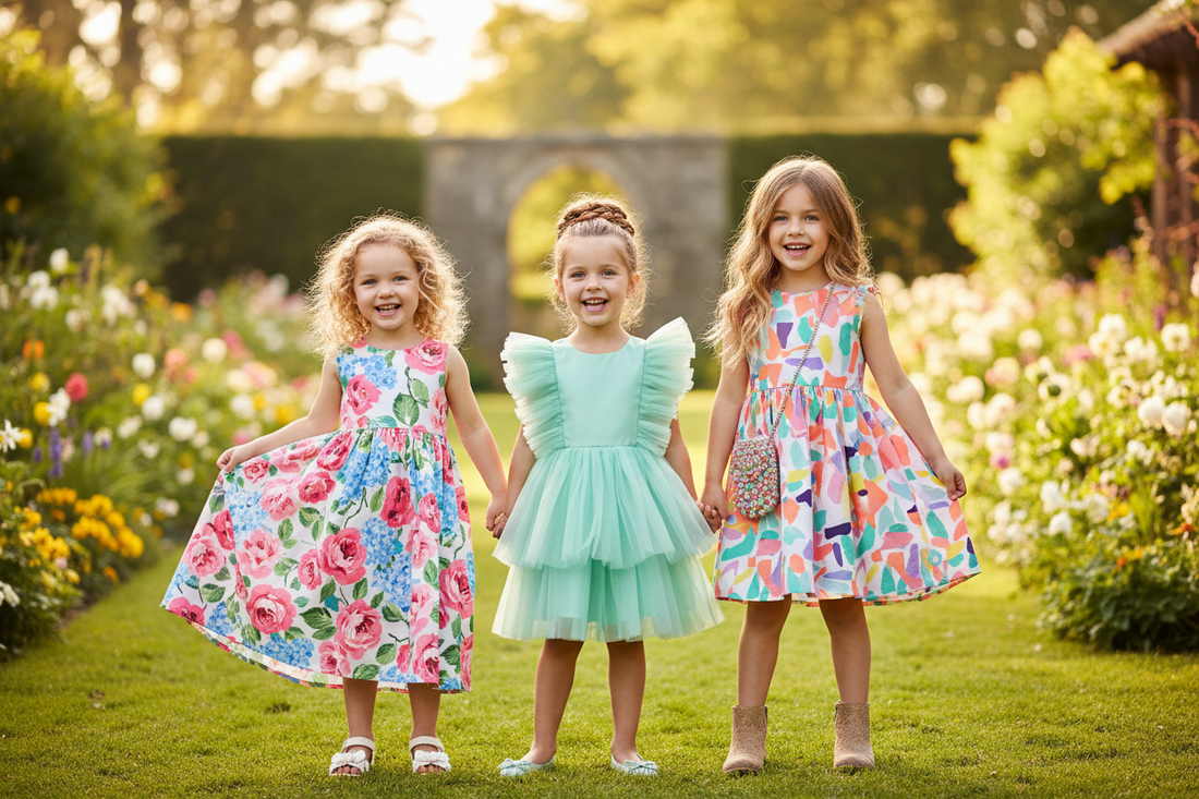 4  5 6 year stylish girls wearing dresses